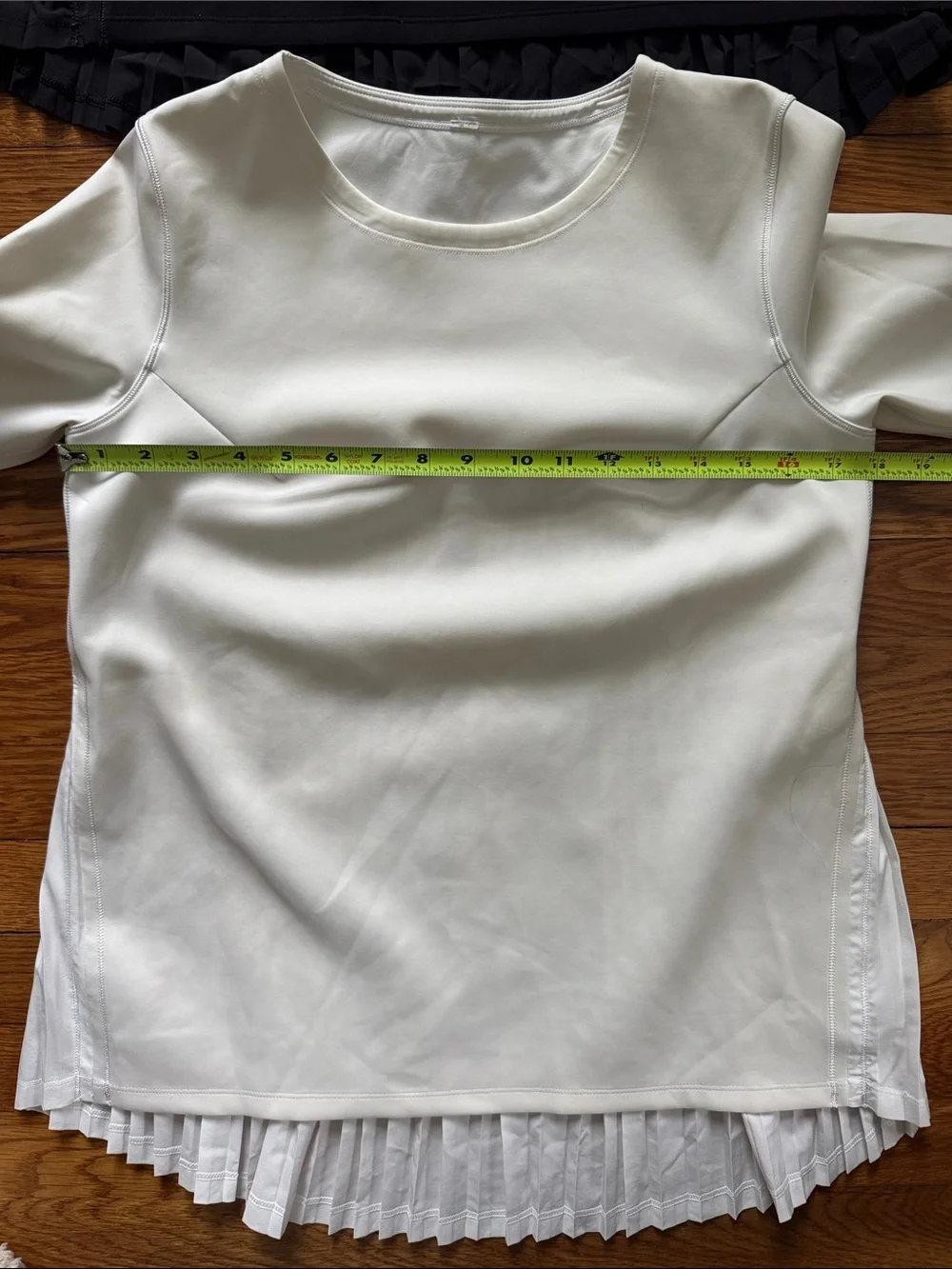 Lululemon Athletica Long Sleeve Pleated Back Swing Top - One Black & One White